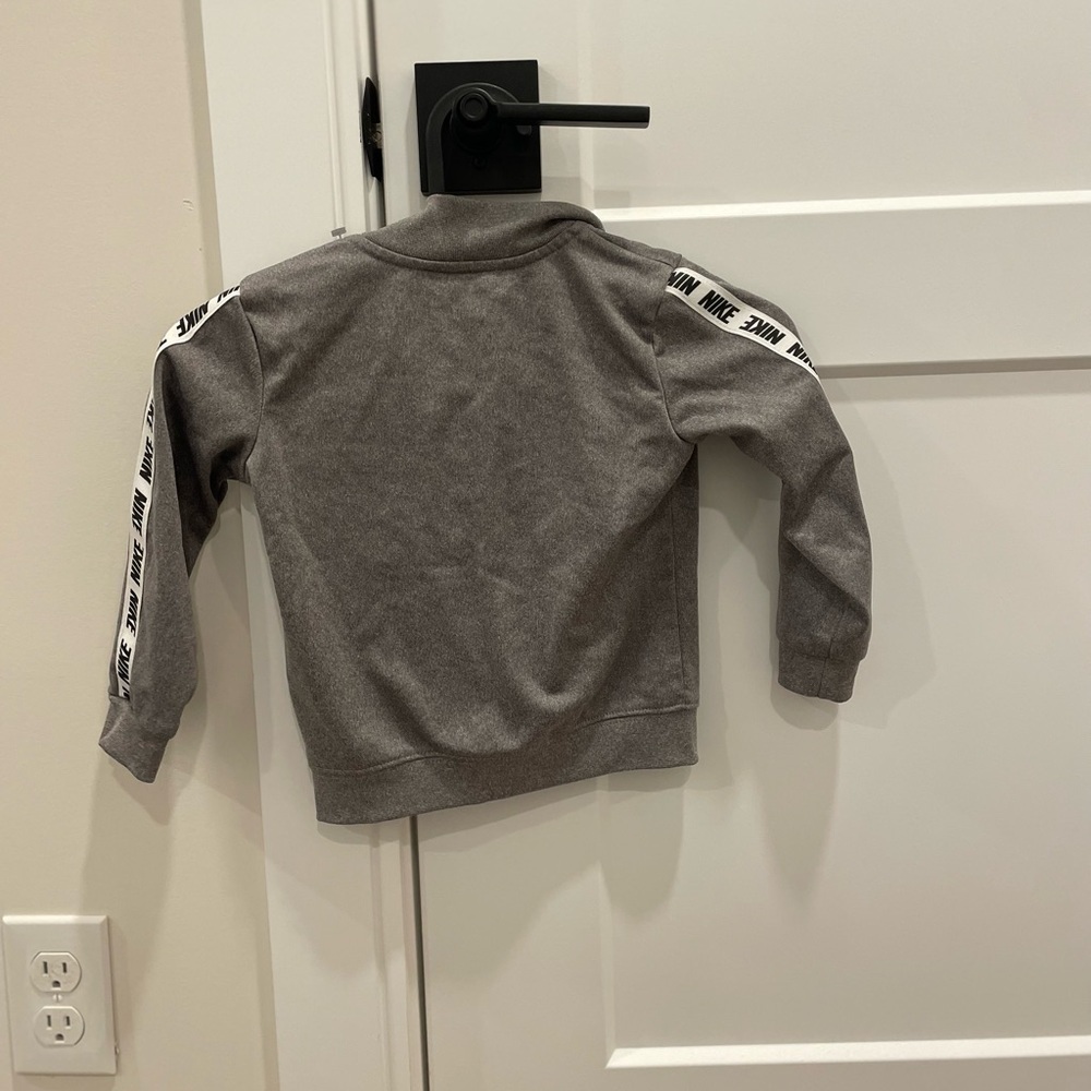 Nike Kids Charcoal Full-Zip Hoodie - Picture 4 of 4
